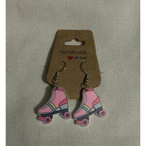 roller skate earrings